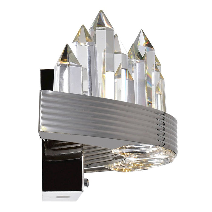 CWI Lighting Agassiz 12" Wall Sconce, Polished Nickel