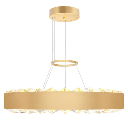 Bjoux 16" Down Chandelier, Sun Gold