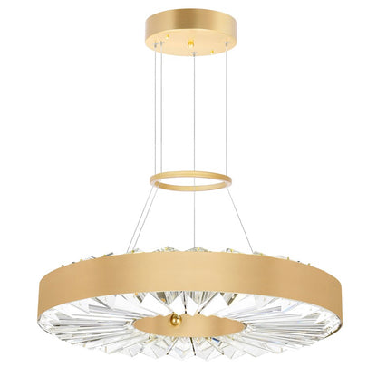 Bjoux 16" Down Chandelier, Sun Gold