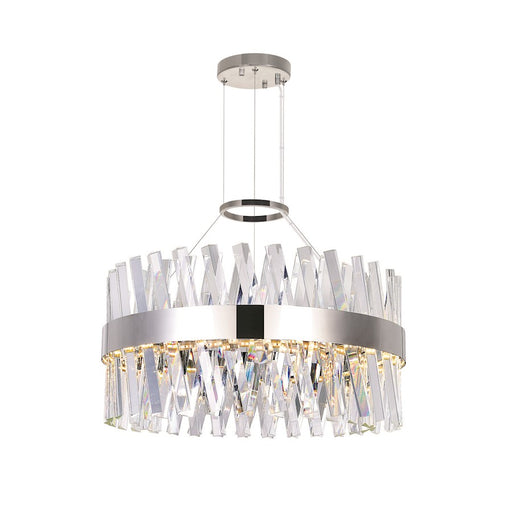 CWI Lighting Glace 24" Chandelier, Chrome - 1220P24-601
