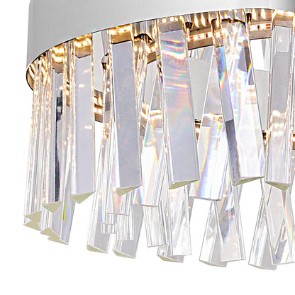 Glace 24" Chandelier, Chrome