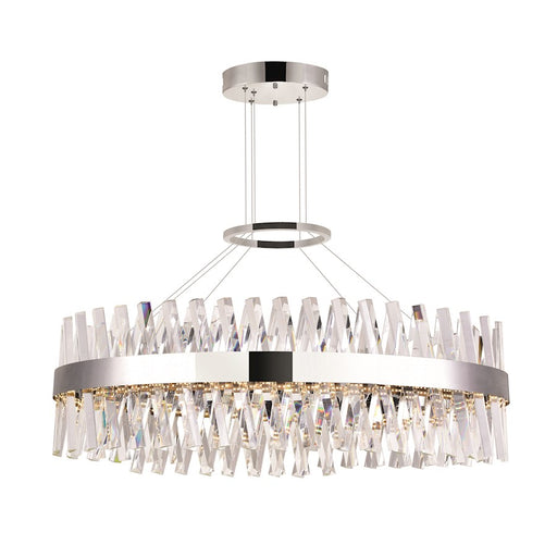 CWI Lighting Glace 40" Chandelier, Chrome - 1220P40-601-O