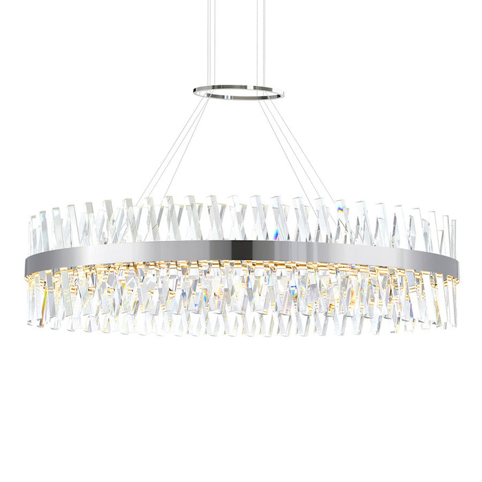 CWI Lighting Glace 52" Chandelier, Chrome