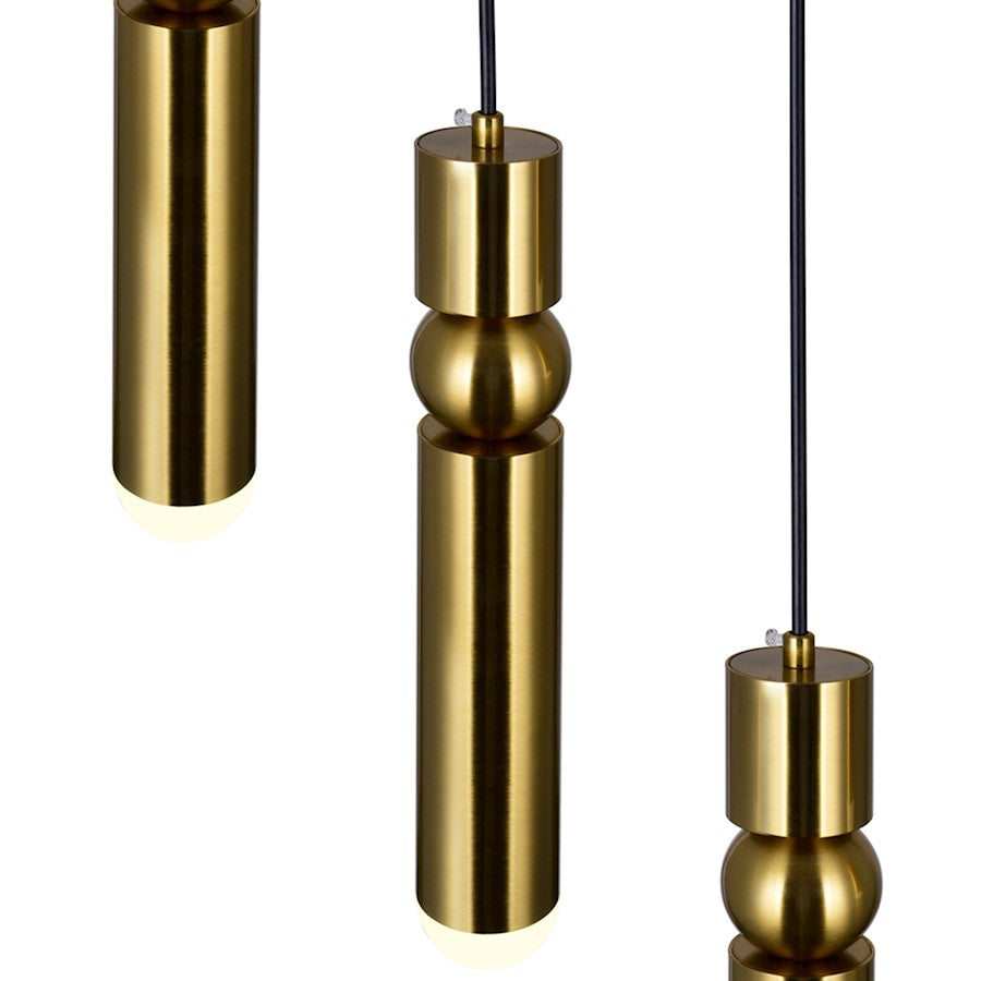 Chime Chandelier, Brass