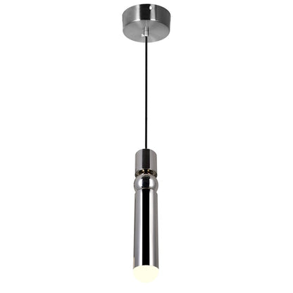 CWI Lighting Chime Down Mini Pendant, Polished Nickel - 1225P5-1-613