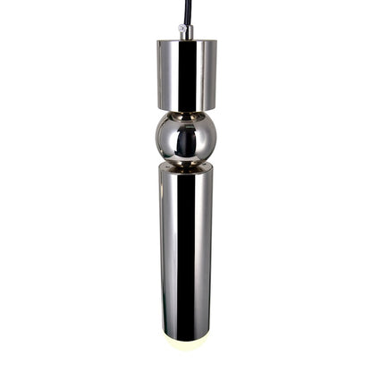 Down Mini Pendant, Polished Nickel