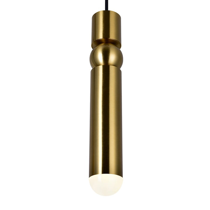 CWI Lighting Chime Down Mini Pendant, Brass