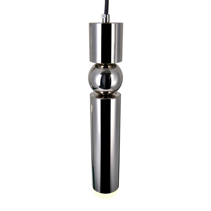 CWI Lighting Chime 9" Multi Point Pendant, Polished Nickel