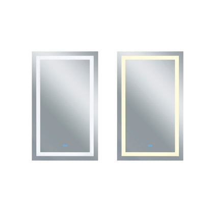 CWI Lighting 30x49 Abril Mirror, White