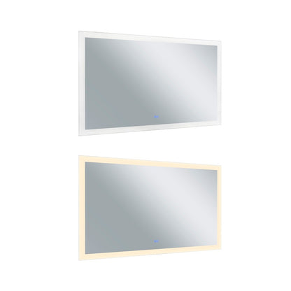 CWI Lighting 58x36 Abigail Mirror, White