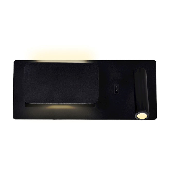 CWI Lighting Private I 12" Wall Sconce, Matte Black