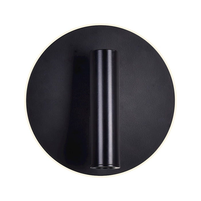 CWI Lighting Private I 6" Round Wall Sconce, Matte Black