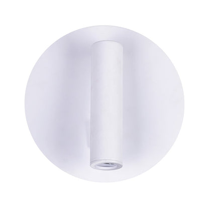 Private I 6" Round Wall Sconce, Matte White