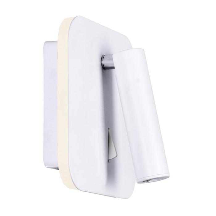 CWI Lighting Private I 6" Wall Sconce, Matte White