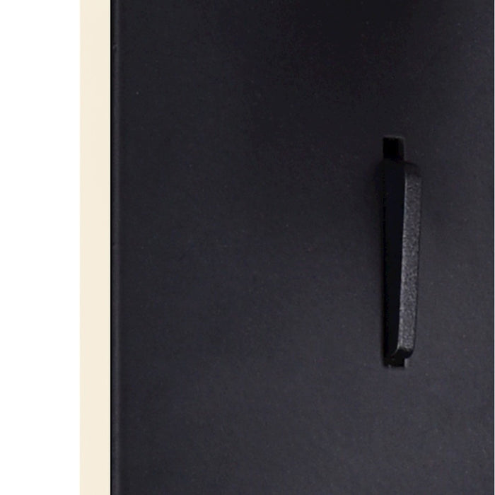 CWI Lighting Private I 6" Rectangular Wall Sconce, Matte Black