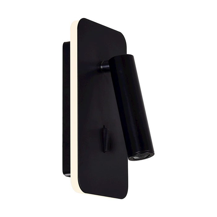 CWI Lighting Private I 6" Rectangular Wall Sconce, Matte Black