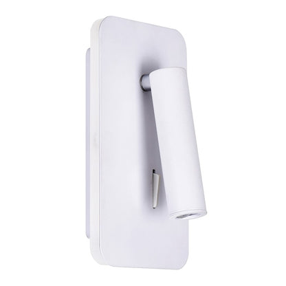 Private I 6" Rectangular Wall Sconce, Matte White