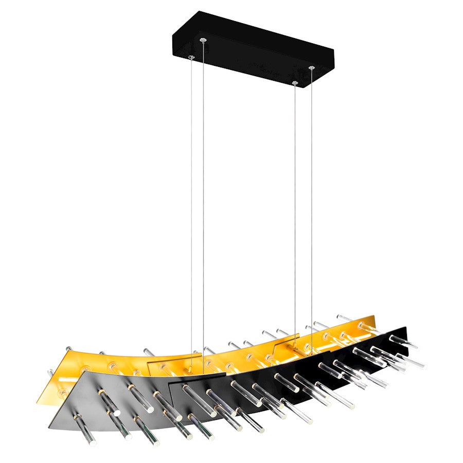 Gondola Chandelier, Black