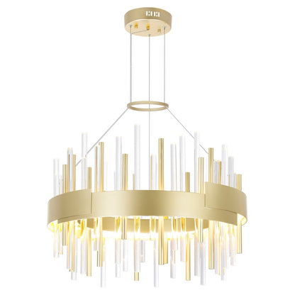 CWI Lighting Millipede 20" Chandelier, Satin Gold - 1245P20-602