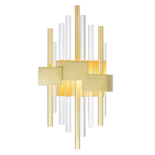 CWI Lighting Millipede Wall Light, Satin Gold - 1245W7-1-602
