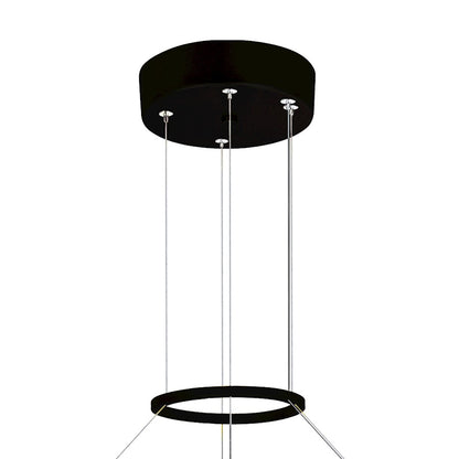 Guadiana 24" Chandelier, Black