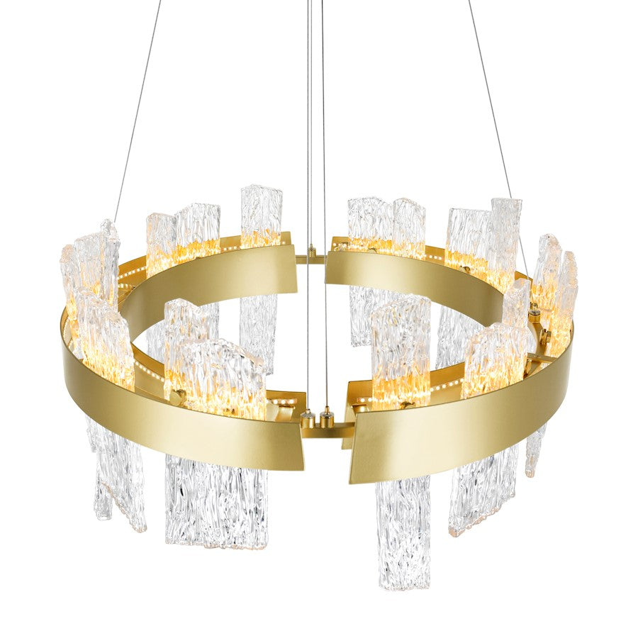 Guadiana 24" Chandelier, Satin Gold