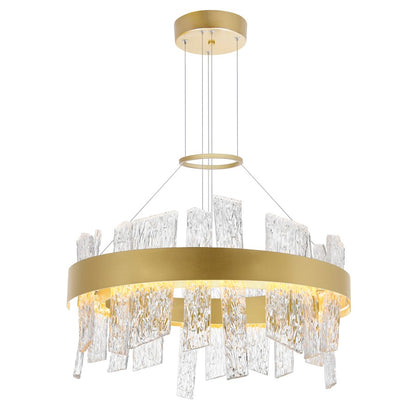 Guadiana 24" Chandelier, Satin Gold