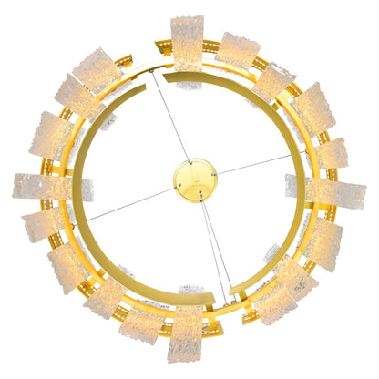 Guadiana 24" Chandelier, Satin Gold