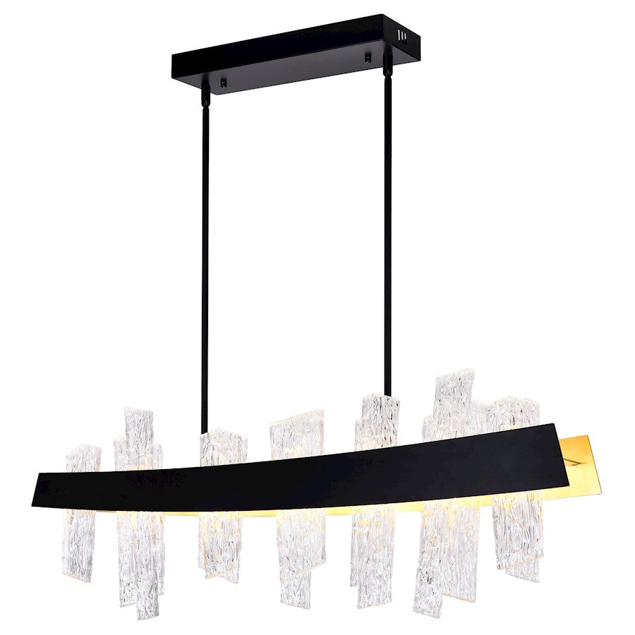 Guadiana 39" Chandelier, Black