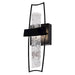 CWI Lighting Guadiana Wall Light, Black/Satin Gold/Clear - 1246W5-101