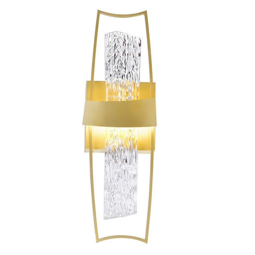 CWI Lighting Guadiana 5" Wall Light, Satin Gold/Clear - 1246W5-602