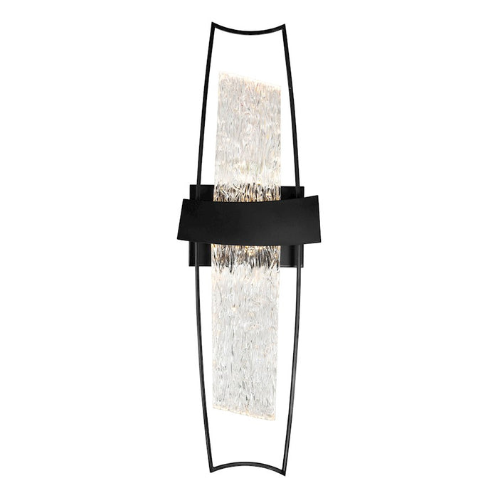 CWI Lighting Guadiana Wall Light, Black/Clear