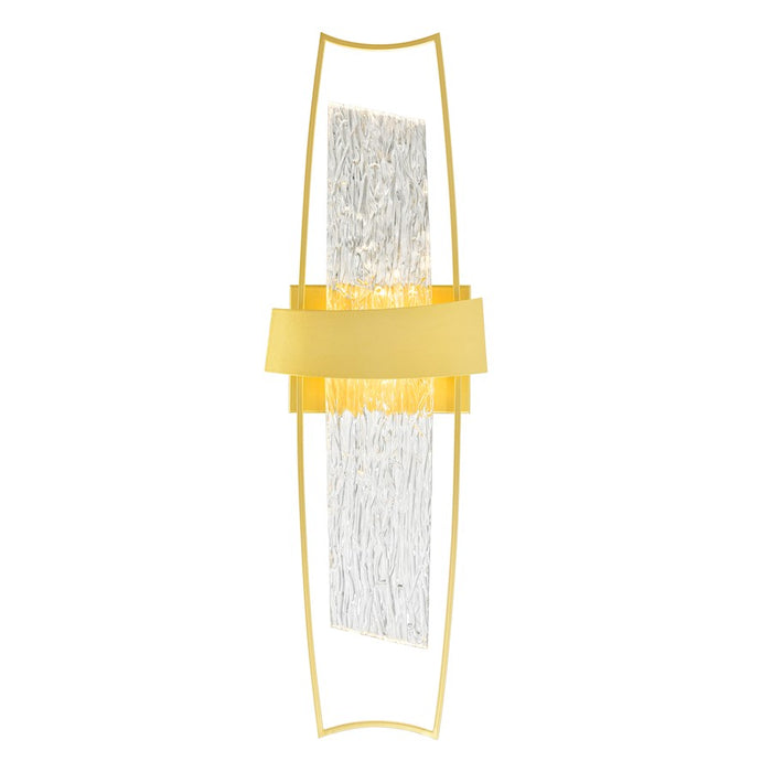 CWI Lighting Guadiana 8" Wall Light, Satin Gold/Clear