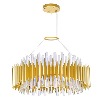 CWI Lighting Cityscape 18 Light Chandelier, Satin Gold - 1247P28-18-602