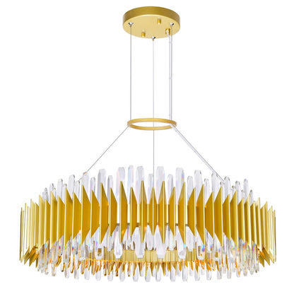 CWI Lighting Cityscape 24 Light Chandelier, Satin Gold - 1247P39-24-602