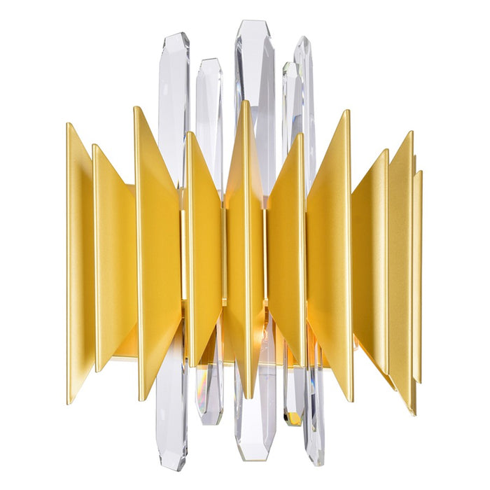 CWI Lighting Cityscape 5 Light Wall Sconce, Satin Gold