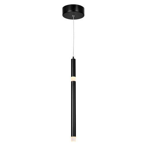 CWI Lighting Flute Pendant, Black - 1262P5-1-101