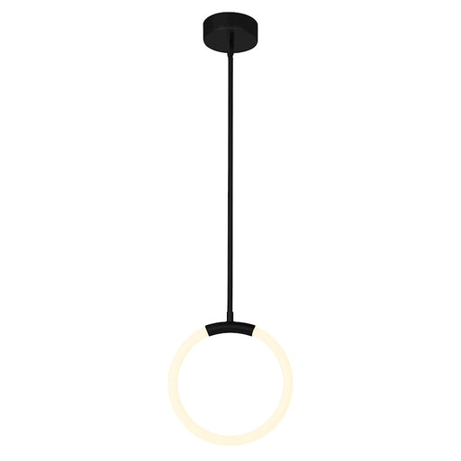CWI Lighting Hoops Pendant, Black - 1273P10-1-101