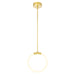 CWI Lighting Hoops Pendant, Satin Gold - 1273P10-1-602