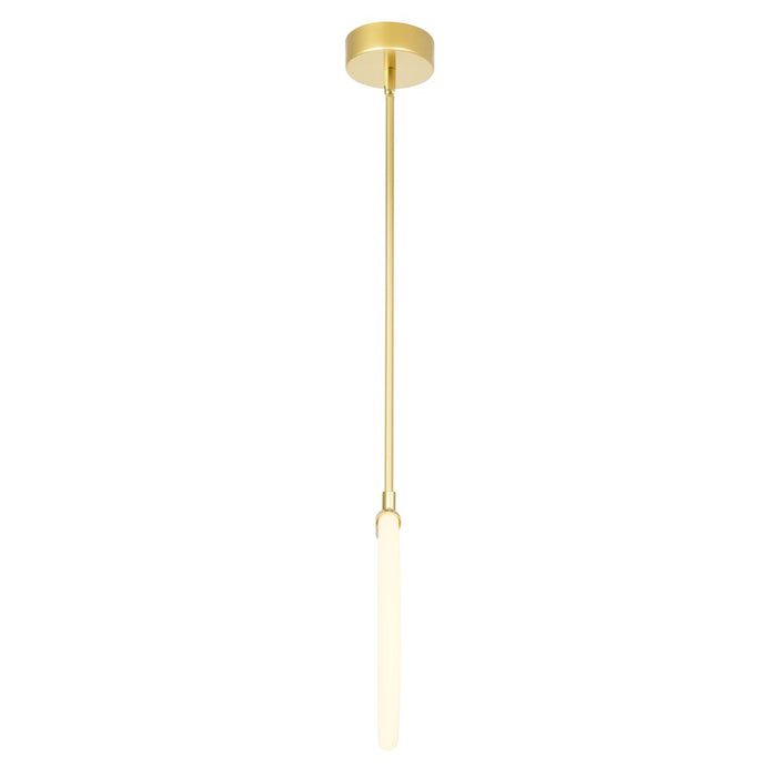 CWI Lighting Hoops Pendant, Satin Gold