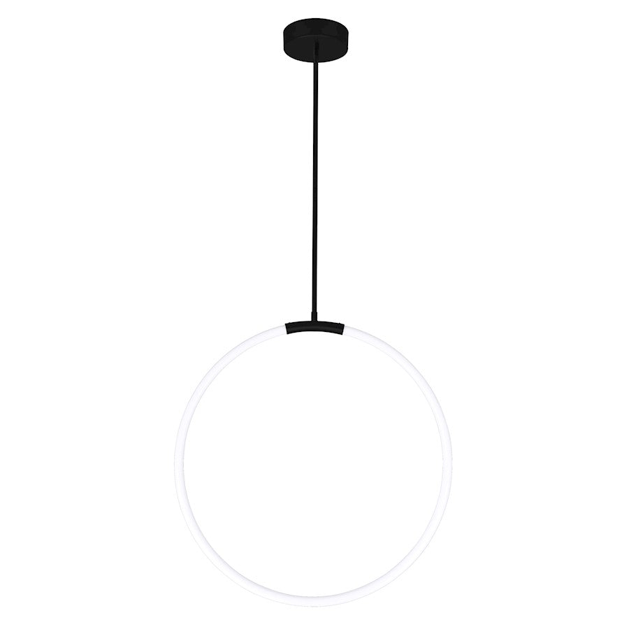 Hoops 24" Chandelier, Black