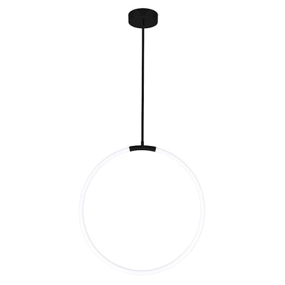 Hoops 24" Chandelier, Black