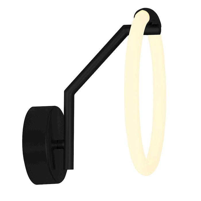 CWI Lighting Hoops Wall Sconce, Black