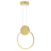 CWI Lighting Pulley 10" Mini Pendant, Satin Gold - 1297P10-1-602