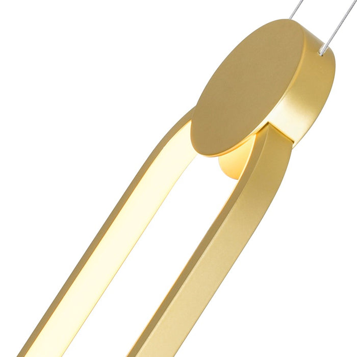 CWI Lighting Pulley 4" Mini Pendant, Satin Gold