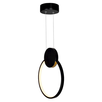 8" Mini Pendant, Black