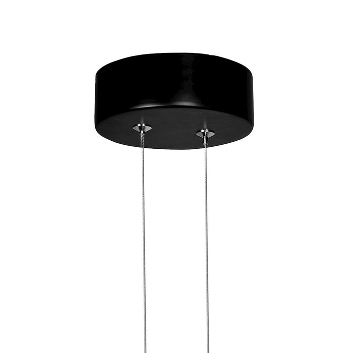 CWI Lighting Pulley 8" Mini Pendant, Black