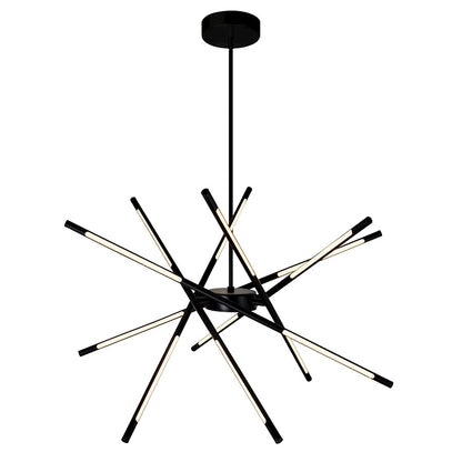 Oskil 31" Chandelier, Black