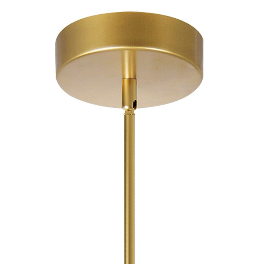 Oskil 31" Chandelier, Satin Gold