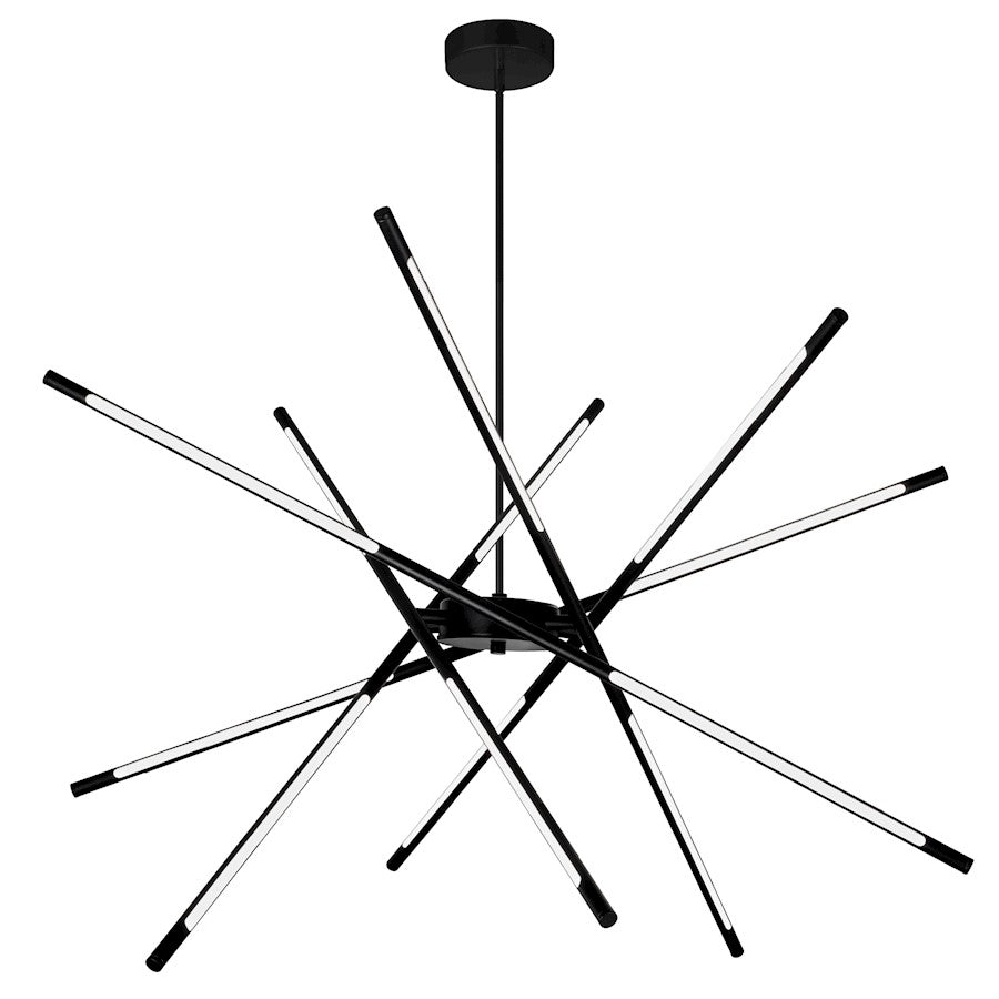 Oskil 43" Chandelier, Black